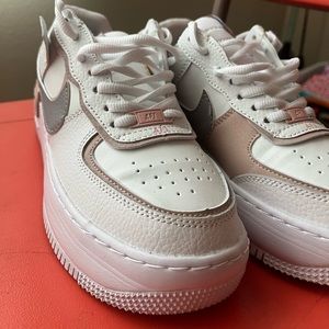 White and Pink AF1